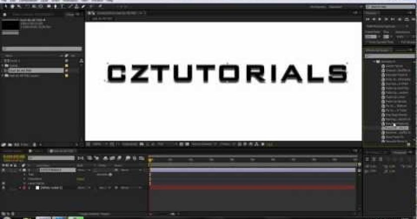 CZTUTORIÁL – After Effects 108 – Import Photoshop souboru