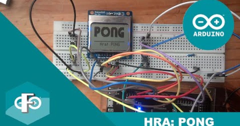 Arduino Projekt: HRA PONG | Česky (FilipProjects)