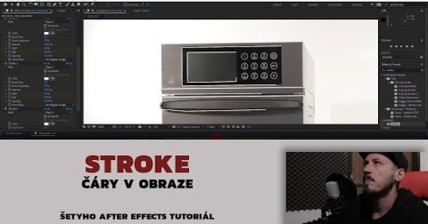 ADOBE AFTER EFFECTS | Jak animujeme čáry v obraze