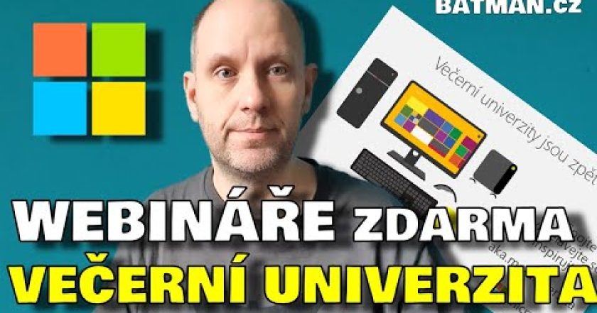 Večerní univerzita – webináře zdarma