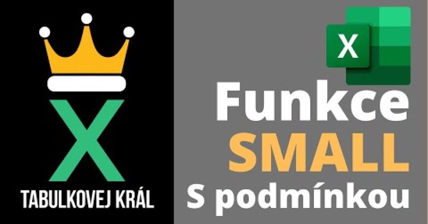 Jak najít nejrychlejšího závodníka z každého města? Funkce SMALL s podmínkou | Excel 365 Tutorial