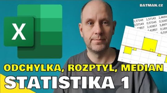 Statistika – průměr, medián, rozptyl, směrodatná odchylka