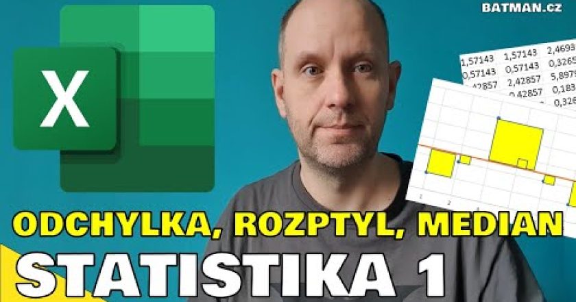 Statistika – průměr, medián, rozptyl, směrodatná odchylka