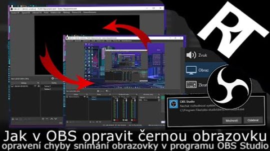 OBS Studio – Jak opravit chybu s černou obrazovkou | černá obrazovka v OBS (tutoriál)