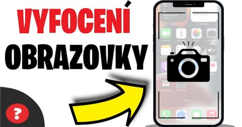 Jak VYFOTIT OBRAZOVKU IPHONU | Návod | iPhone / Telefon / Apple ID