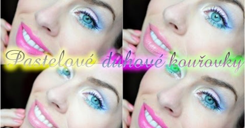 Krok za krokem – Jemné pastelové duhovky s Essence All about candies / Soft rainbow smokey eyes