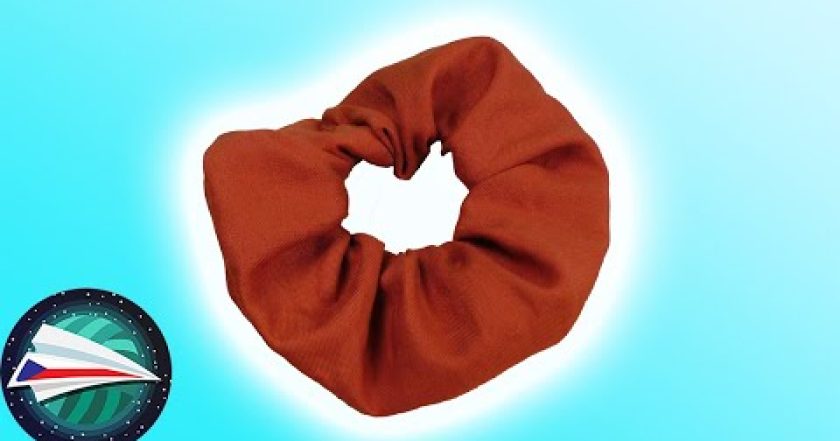 Scrunchie gumička do vlasů | Šití pro začatečníky | Návod