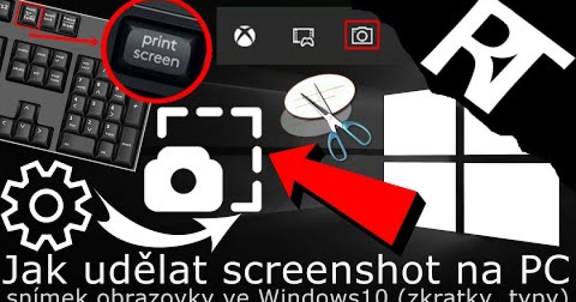 Jak udělat screenshot na PC – (zkratky ,typy)  Jak udělat snímek obrazovky ve Windows10