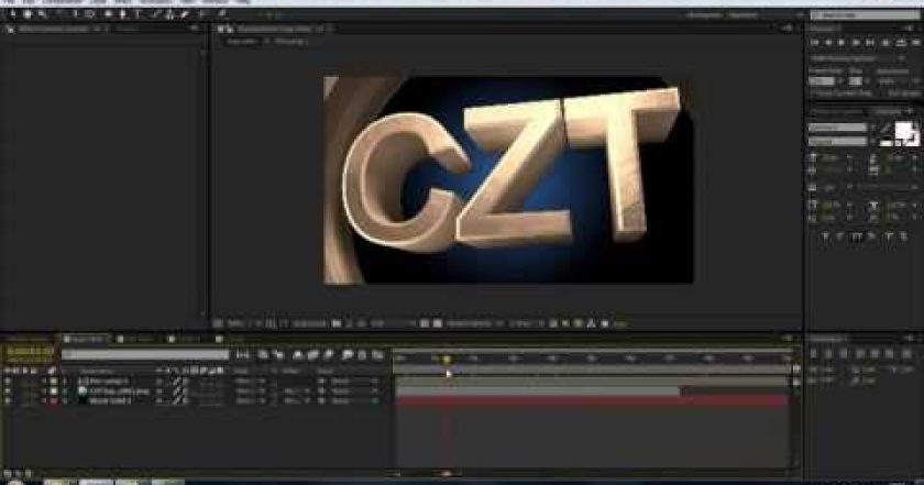 CZTUTORIÁL – After Effects 100 – CC lens efekt