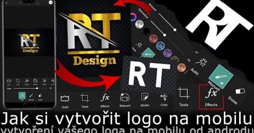 Jak vytvořit logo na mobilu (Androidu) – vytvoření loga/profilový obrázek na mobilu (tutoriál)