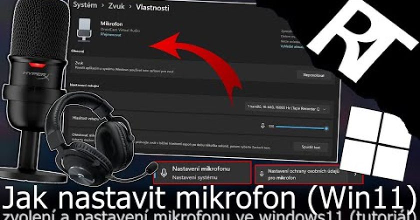 Jak nastavit mikrofon ve Windows 11 – Jak nastavit sluchátka s mikrofonem (tutoriál)