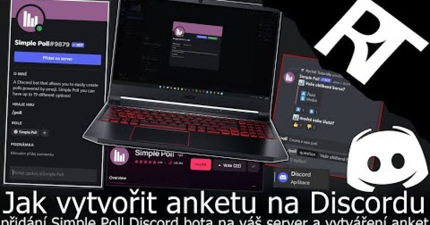 Jak vytvořit anketu na Discord serveru – Simple Poll bot – Jak přidat bota na Discord server (návod)