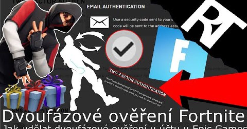 Jak udělat dvojité ověření na Fortnite CZ/SK –  dvoufázové ověření u účtu Epic Games