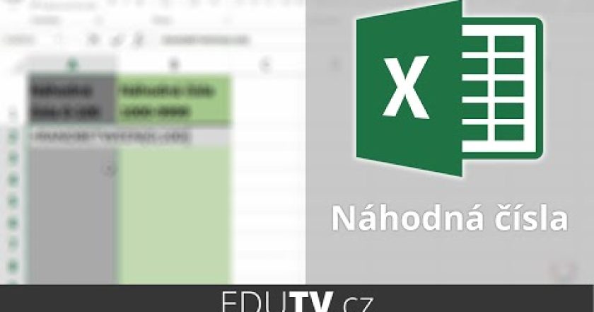 Generování náhodných čísel v Excelu | EduTV