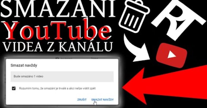 Jak vymazat/smazat  video z YouTube kanálu