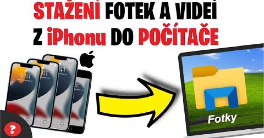 Jak STÁHNOUT FOTKY a VIDEA z iPhonu do POČÍTAČE | Návod | iPhone / MOBIL