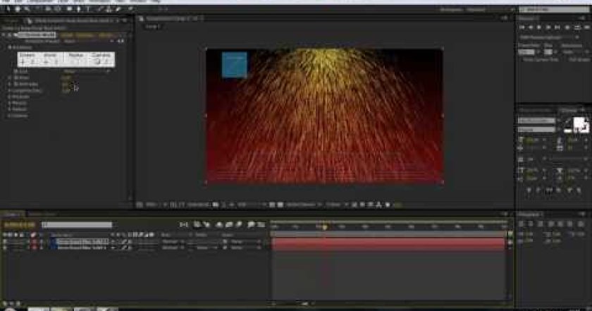 CZTUTORIÁL – After Effects 005 – CC Particle world efekt