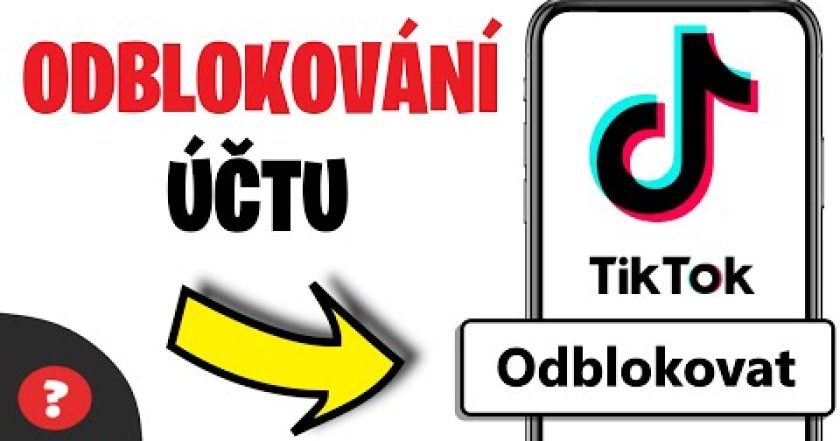 Jak ODBLOKOVAT ZABLOKOVANÝ ÚČET na TIKTOKU | Návod | TikTok/ Telefon