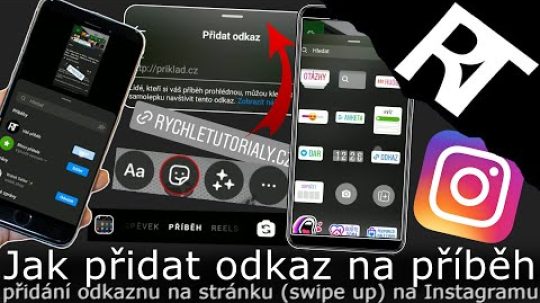 Jak přidat odkaz na Instagram stories/příběhu (swipe up) – bez 10k sledujících (tutoriál)