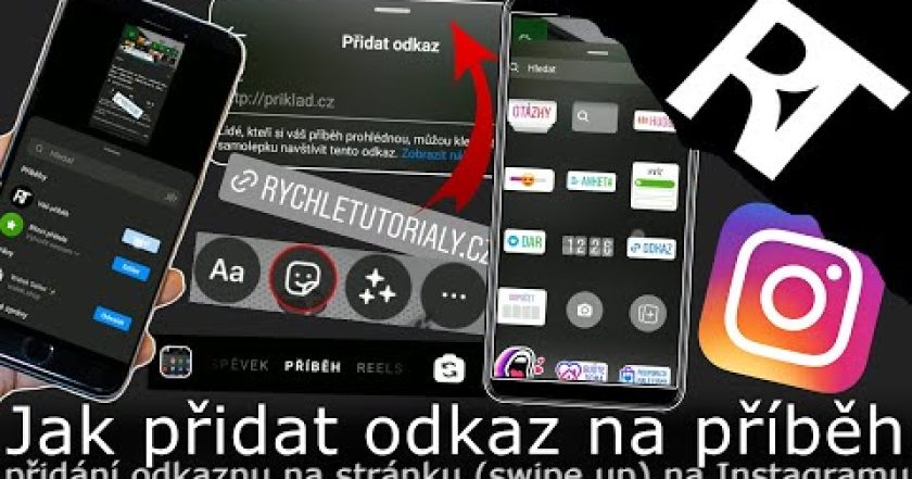 Jak přidat odkaz na Instagram stories/příběhu (swipe up) – bez 10k sledujících (tutoriál)