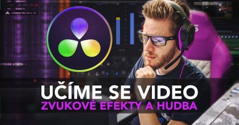 Jak správně použít ZVUKOVÉ EFEKTY a VYMAZAT ŠUM (zdarma) DaVinci Resolve Fairlight | CZ Tutorial