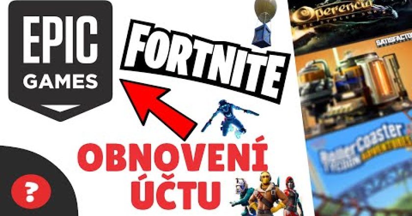 Jak OBNOVIT ZAPOMENUTÉ HESLO pro FORTNITE / EPIC GAMES | Návod | EPIC GAMES / PC