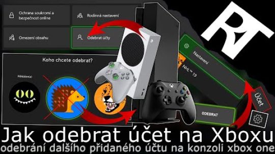 Jak odebrat účet na Xboxu – odebrání účtu Xbox – Xbox One , XBOX Series S , Xbox Series X (tutoriál)