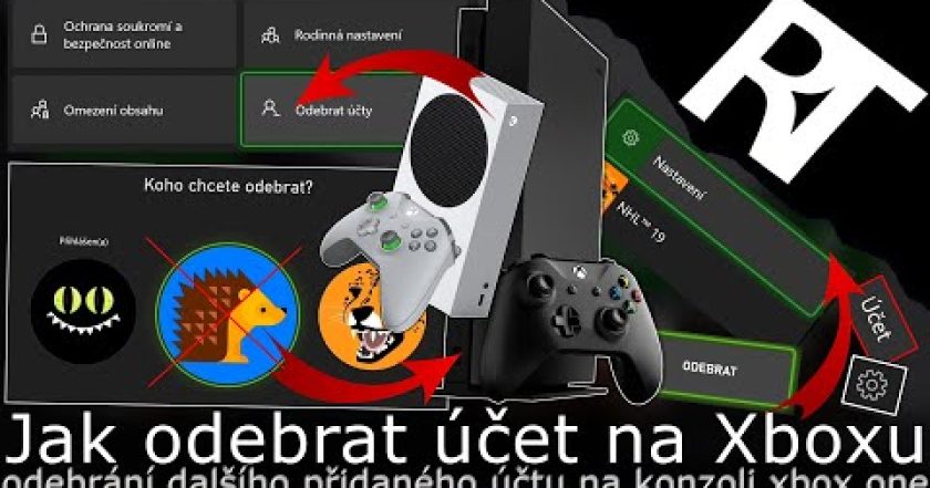 Jak odebrat účet na Xboxu – odebrání účtu Xbox – Xbox One , XBOX Series S , Xbox Series X (tutoriál)