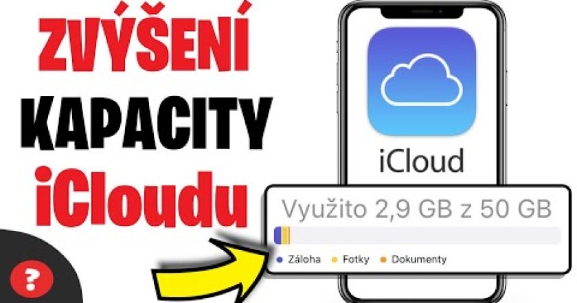 Jak ZVĚTŠIT KAPACITU iCloudu | iPhone / MOBIL