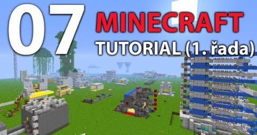 PG | Minecraft Tutorial – 7. Nejrychlejší výtah (CZ HD)