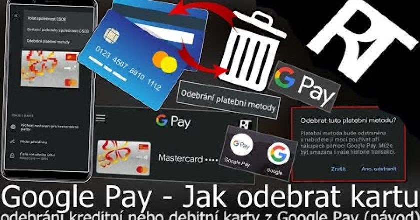 Jak odebrat kartu z Google Pay – Jak odstranit platební kartu – odebrání karty (tutoriál)