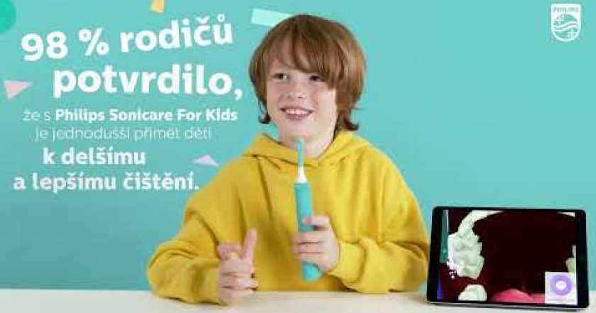 Sonický elektrický zubní kartáček pro děti | Philips Sonicare for Kids