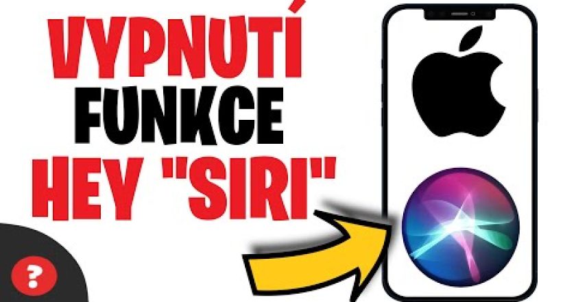 Jak VYPNOUT SIRI v iPhonu | Návod | iPhone / Apple