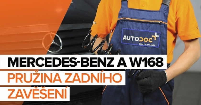 Jak vyměnit vinutou pružinu zadního zavěšení kol na MERCEDES-BENZ A W168 NÁVOD | AUTODOC