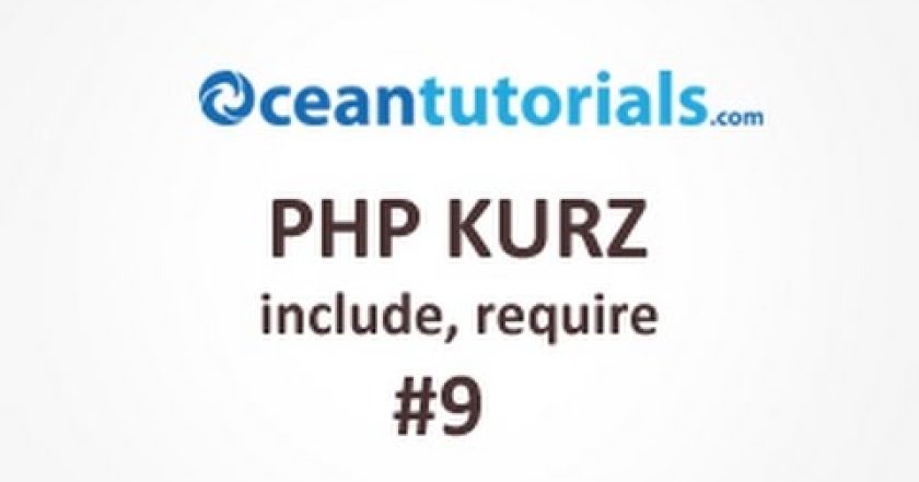 PHP kurz – #9 include, require