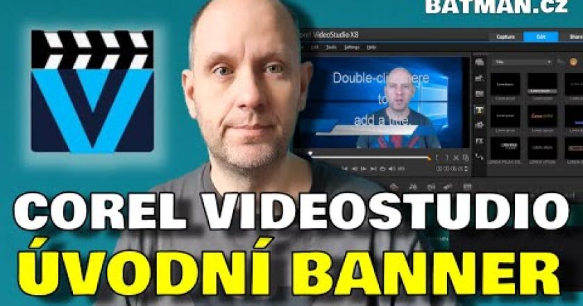 Úvodní banner videa – Corel Videostudio