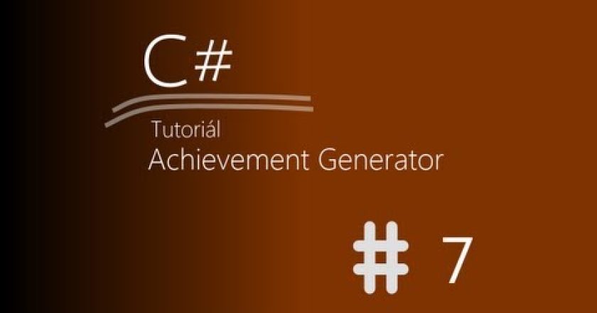 C# Tutorial – generátor Minecraft Achievementů – ep. 7 – GUI part. 1