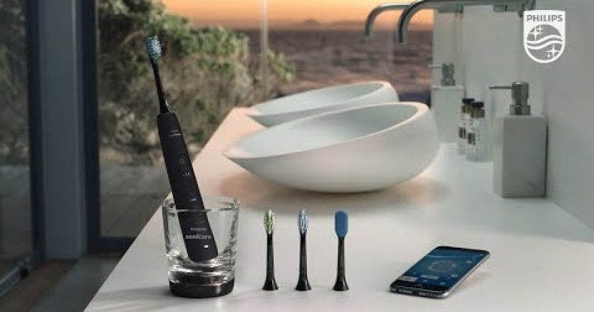 Philips Sonicare DiamondClean Smart Black HX9924/17 – sonický zubní kartáček s aplikací