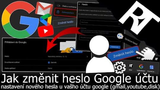 Jak změnit heslo Google účtu (Gmail, YouTube…) Jak nastavit heslo u Googel účtu (2021) tutoriál