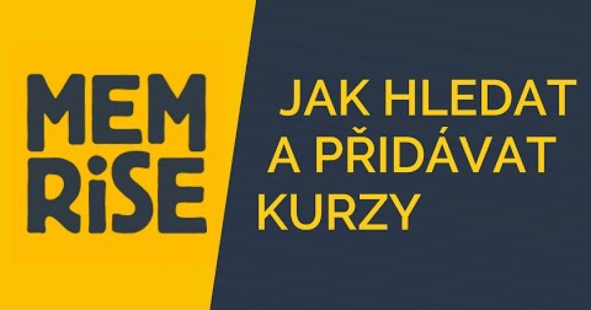 Memrise: Jak přidávat a hledat kurzy?