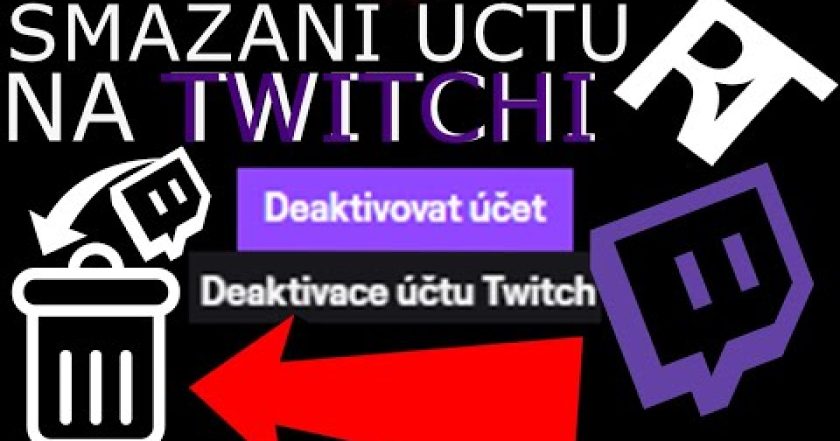 Jak smazat účet na Twitchi