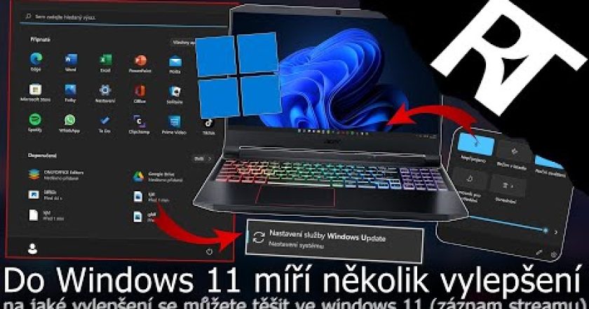 Do Windows 11 míří několik vylepšení a podpora Windows10 – Novinky ve Windows 11 (záznam ze streamu)