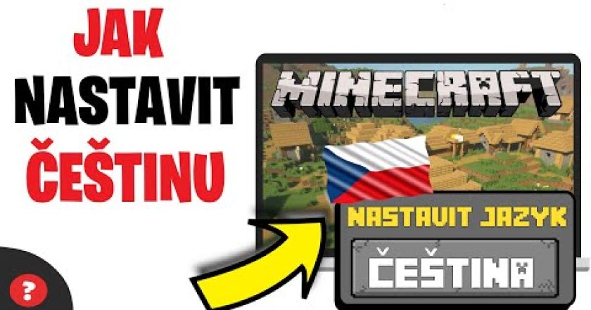 Jak NASTAVIT ČEŠTINU v MINECRAFTU | Návod | Minecraft / Počítač