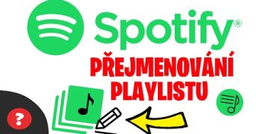 Jak PŘEJMENOVAT PLAYLIST na SPOTIFY | Návod | Spotify  / MOBIL