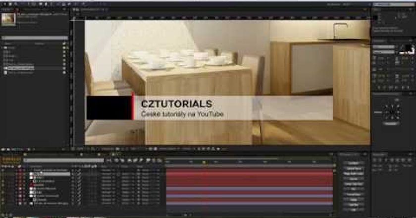 CZTUTORIÁL – After Effects 150 – Informační grafika 6