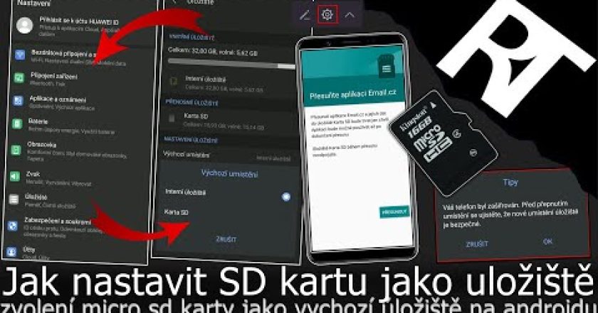 Jak nastavit SD kartu jako uložiště (výchozího umístění) paměťovou kartu – SD karta (tutoriál)