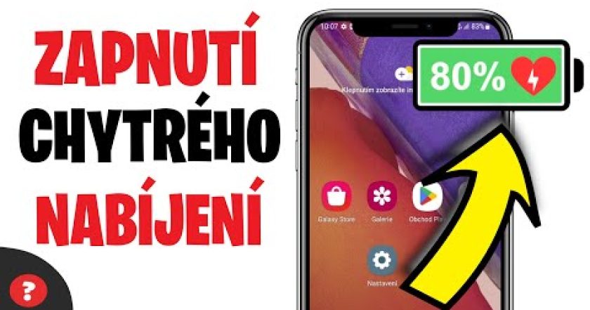 Jak ZAPNOUT CHYTRÉ NABÍJENÍ na TELEFONU – Jak prodloužit životnost baterie | Návod |Telefon