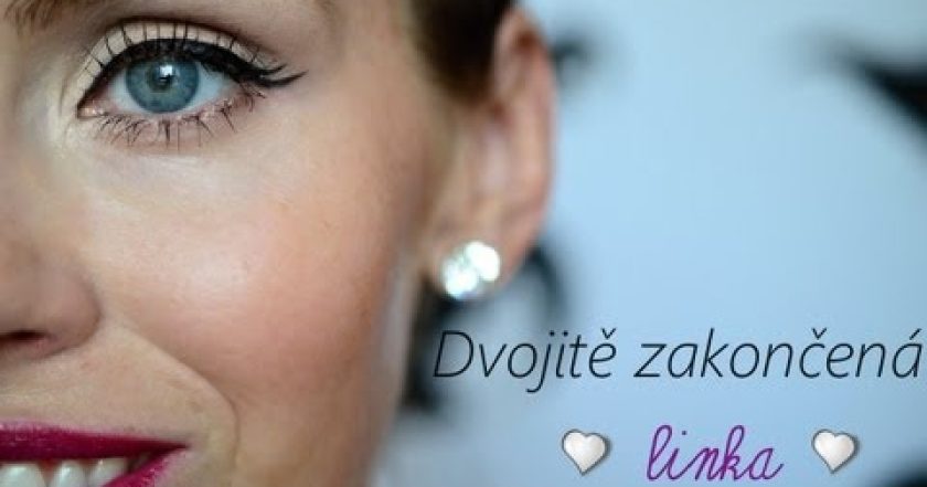 Dvojitě zakončená linka / Double winged eyeliner (40. video pro kamoska.cz  )