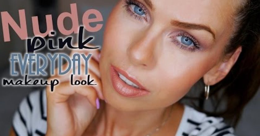 Back to school | Everyday makeup look |Nude růžové každodenní líčení  do školy/práce