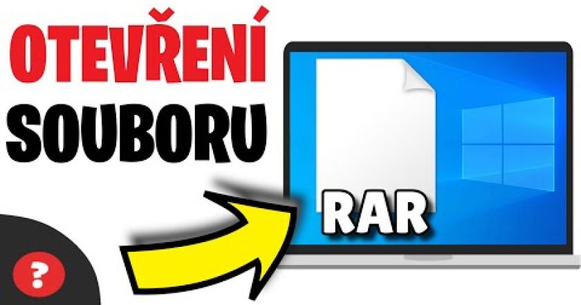 Jak otevřít RAR SOUBOR ve Windows 10  | Návod | WIN 10 / PC